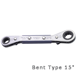 ประแจแหวนฟรี 15° Offset Ratchet Box-End Wrench (Metric)